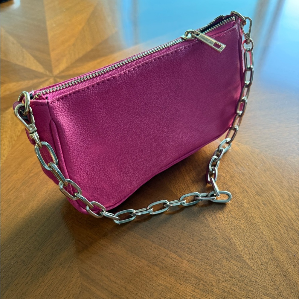 Pink Chain Strap Women's Minibag